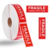 OIGWBPH Pack of 500 Stickers for Fragile Goods Warning Labels
