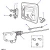 BRITPART FUEL DOOR LATCH COMPATIBLE WITH LAND ROVER DISCOVERY 2