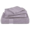 vidaXL Guest Towels - 4 Pack Ring-Spun Cotton, Grey 30x50