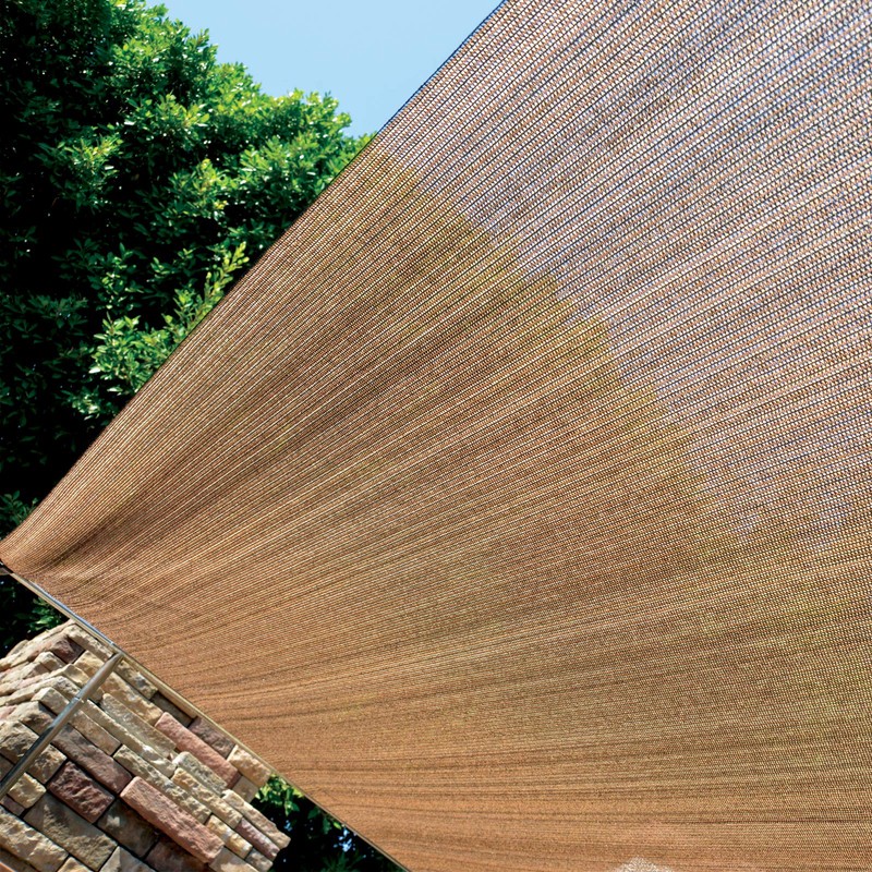 Fence4ever Fence4ever 6ft x 50ft Brown Sunscreen Cuttable Shade Fabric