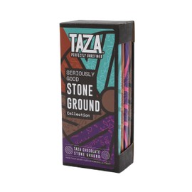 Taza Chocolate Organic Seriously Good Dark Chocolate Bar Variety Pack Bundle, 2.5 oz (4 count), Vegan