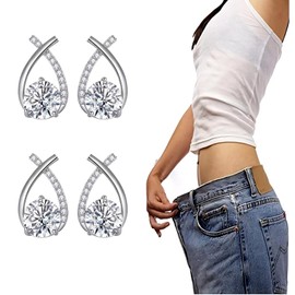 Lymphatic Drainage Earrings Lymphvity Germanium Earrings Lymph Flow Drainage Detox Earrings Acupuncture Therapy Sparkly Zircon Jewelry Gift