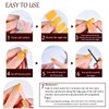 XEAOHESY 1 Sheet 24pcs Christmas Semi Cured Gel Nail Strips,