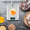 QL Digital Kitchen Scale,Tare Function 10kg/1g,Hangable Scale,Food/Liquid Weighing Platform,Stainless Steel