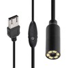 USB Endoscope Professional Auto Focus 14.5mm Lens 6 Adjustable LED