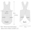 Japanese Style Soft Cotton Linen Apron with Two Side Pockets,