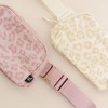 CC Leopard Pattern Belt Bag Fanny Pack - Color: White