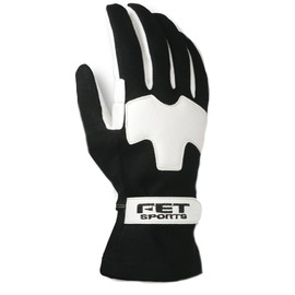 FET FT3DLW07 Sports 3D Lightweight Glove Black/White L