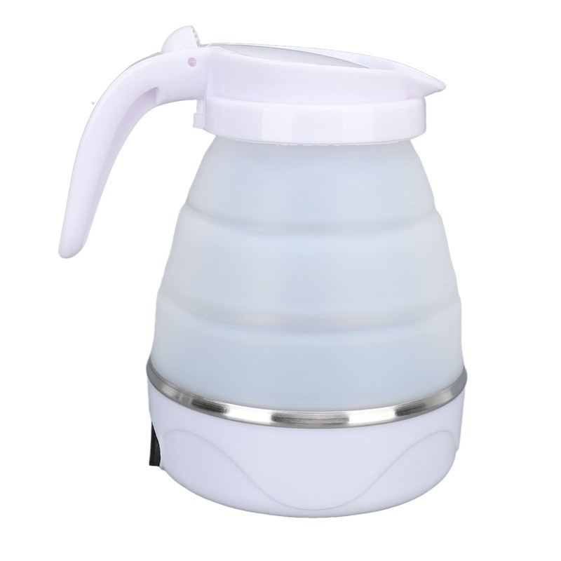 0.6L Folding Electric Kettle 600W Collapsible Water Boiler Portable Silicone