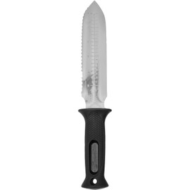 Zenport K247 ZenBori Soil Knife, Serrated, 6 Inch Stainless Steel Blades, Black - 3 Pack