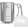Cook Army Flour Sifter , 3 Cup Stainless Steel ,