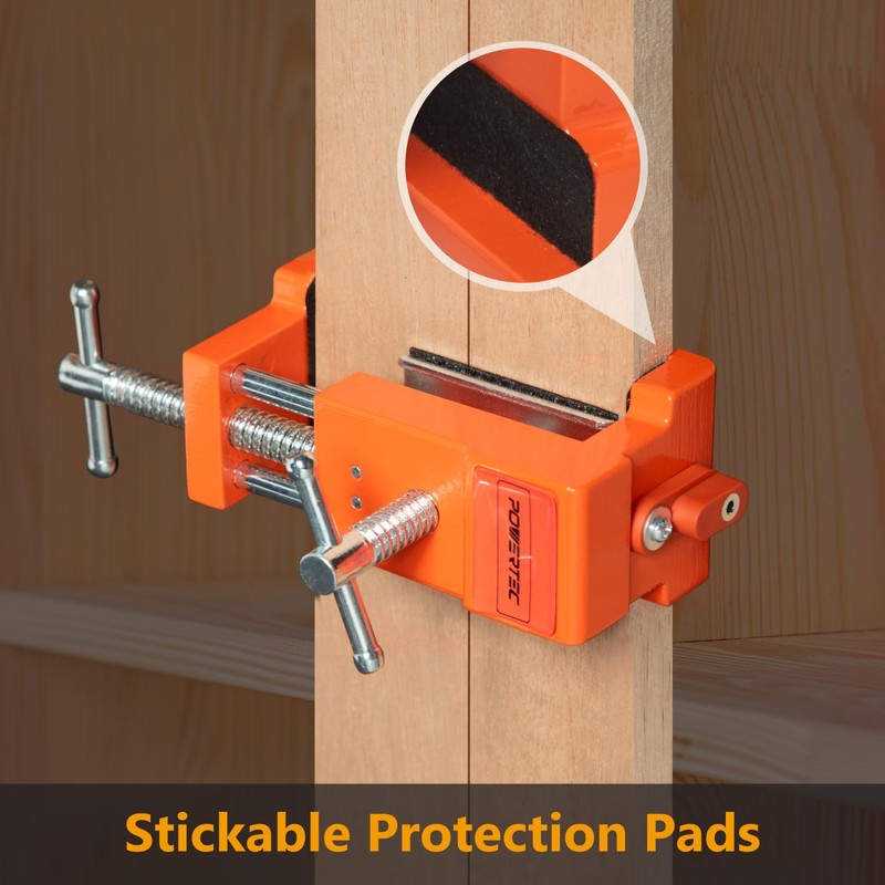 POWERTEC Cabinet Face Frame Clamps (2 Pack) - Cabinet Installation