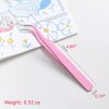 스티커 속눈썹 연장용 맥스 2PCS 스테인리스 핀셋 스트레이트 커브드 정밀