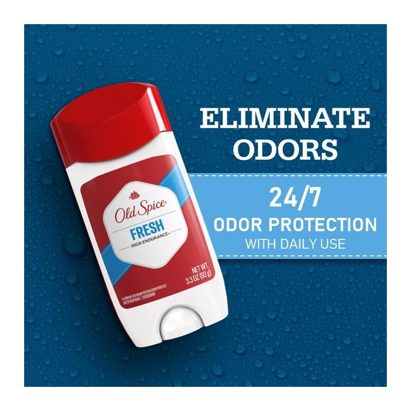 Old Spice High Endurance Anti-Perspirant Deodorant for Men, Fresh Scent,