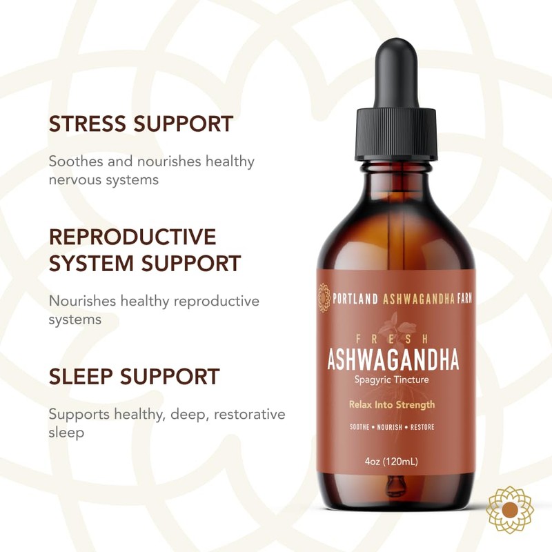 Fresh Ashwagandha Spagyric Tincture, 2oz