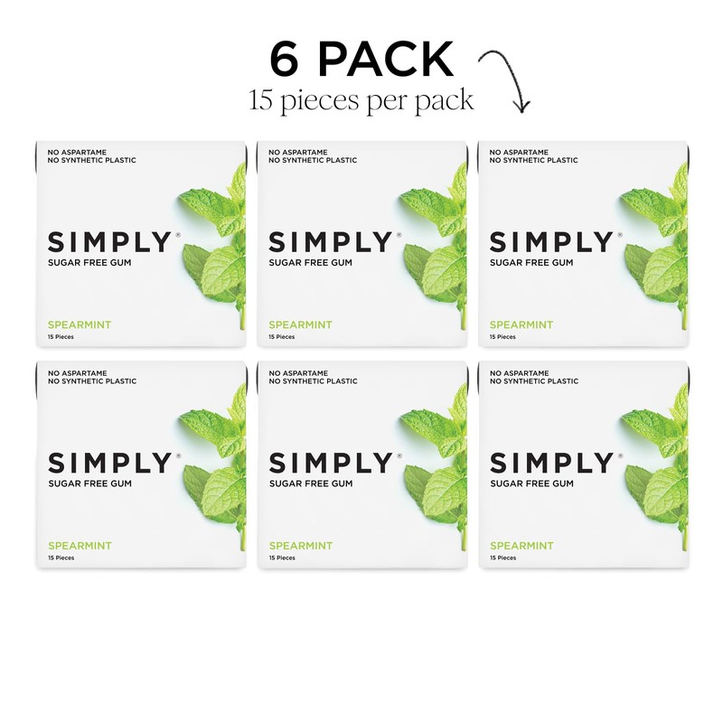 SIMPLY Gum | Dental Gum | Xylitol Chewing Gum -