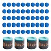 50 Pcs Billiard Cue Replacement Tip, 10mm Blue Snooker Cue