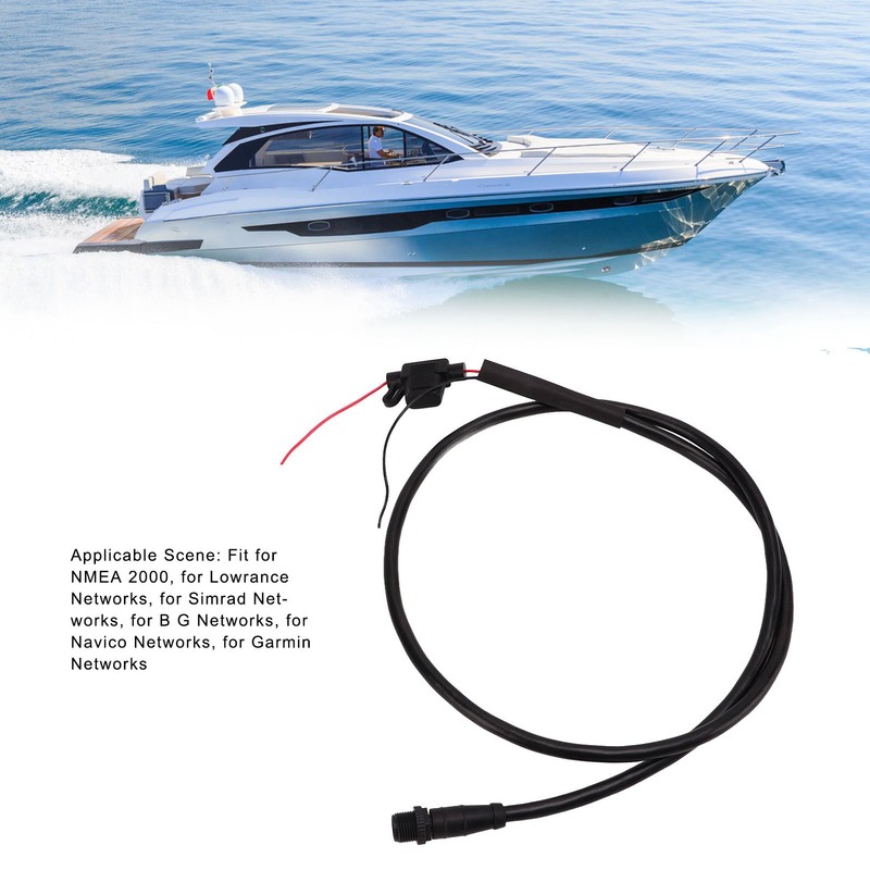 for NMEA 2000 Male Backbone Cable IP67 Waterproof 5 Pin
