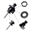 Wolfride 4 PCS Guitar Strap Locks and Buttons Security Quick