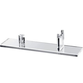 PAL 2000 KNIVES Acrylic Knife Display Stand Fixed Blade Knife Collection Display Stand Holder for Single Knife Rustic Cabin Home Decor (Clear Base) 3143