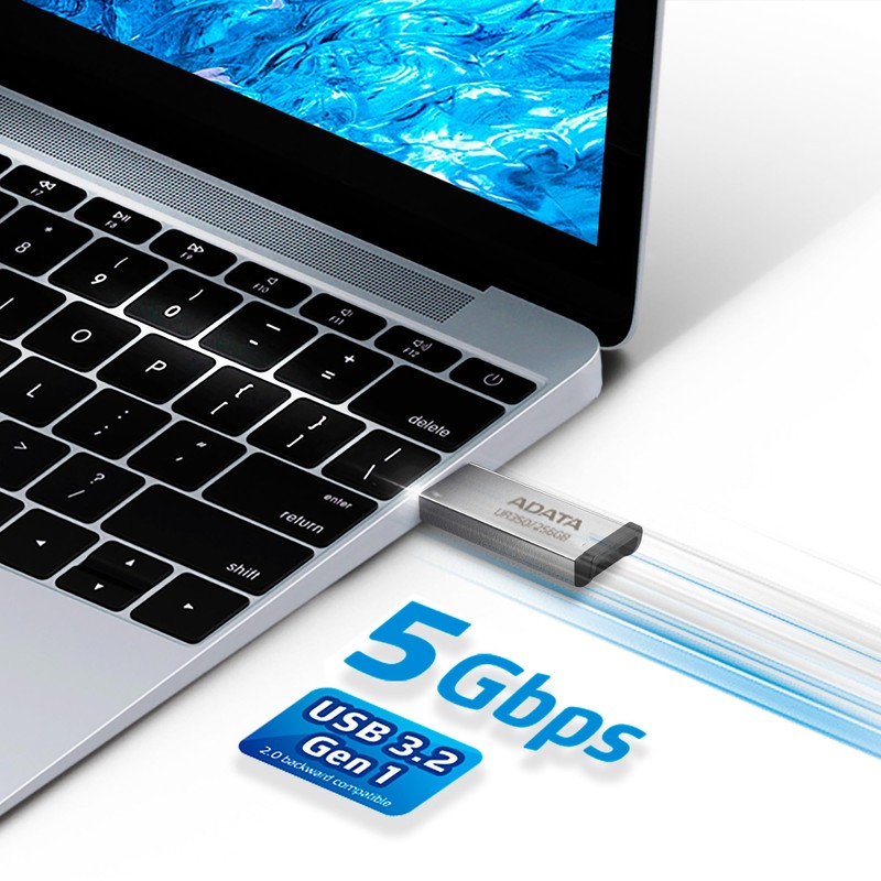 ADATA 128 GB Memoria Flash USB 3.2 Diseño sin Tapa