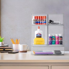 Sorbus Acrylic Organizer Storage Drawers (3 Drawer)