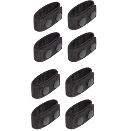 Duty Belt Keepers Nylon 2.25" Belts Security Tactical Belt Keepers Law Enforcement Police Accessories Double Snaps for Outdoor Sports Belt Fixing
