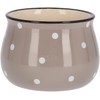 KOTARBAU® Ceramic Flower Pot Planter Diameter 110 mm Beige in