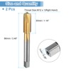 uxcell 2pcs Spiral Point Thread Tap, M12 x 1 Metric