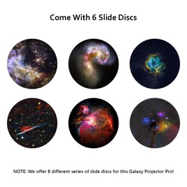 YUNRAY Galaxy Projector Disc – Ultra HD Projector Slide, Compatible with YUNRAY Galaxy Projector Pro and Model SKE-TKQ01 & BL-DQY02 (Pro Version) Projectors – 6 Disc Set