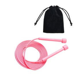 DHWEKU Skipping Rope Adult Fitness, Professional 2.8 m PVC Speed Jump Rope, Adjustable Non-Slip Handle Sports Skipping Rope for Men, Women, Children and Girls