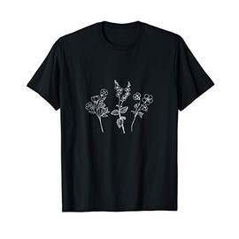 Flower - Minimalistic Vintage Flower Love Abstract Dream T-Shirt
