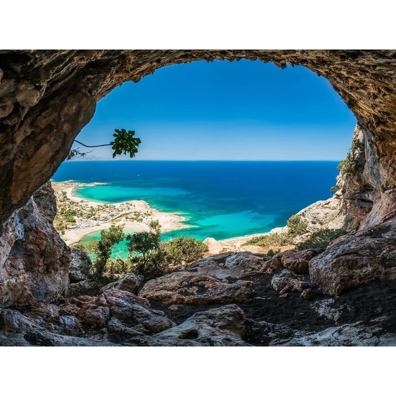 BIGGIES Window Well Scenes and Wall Art-Castaway (90"x60")