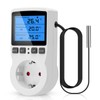 230 V Temperature Controller Sockets Heemol Thermostat Heating, Frost Monitor