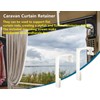 8 pcs RV Drapes Retainer, Plastic Caravan Curtain Retainer, Camping