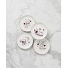 Lenox 897217 Snoopy Valentines Day Accent Plates, Set Of 4,