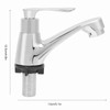 G1/2in Household Zinc Alloy Single Handle Faucet Water Tap for
