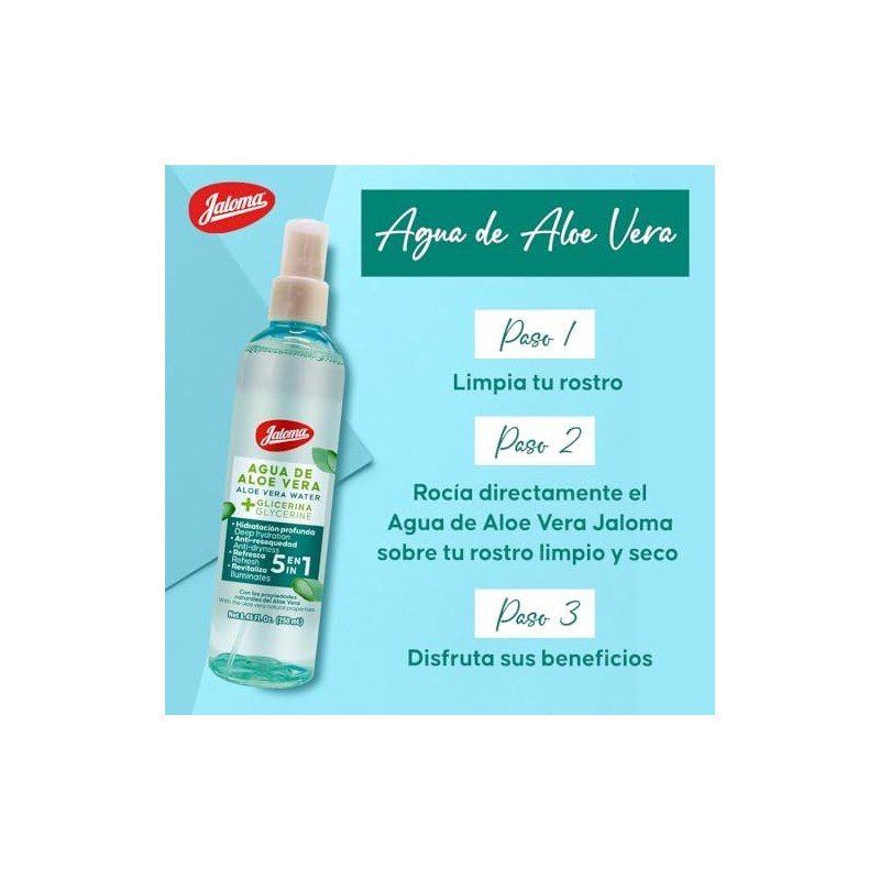 Jaloma Agua De Aloe Vera 250 Ml, Pack of 1