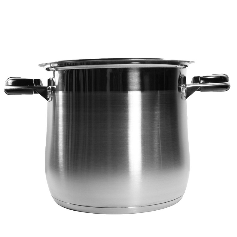 10 Qt Stock Pot 18/10 Stainless Steel Super Double Capsulated