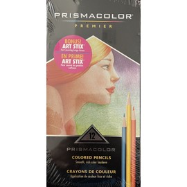 Prismacolor Premier Colored Pencil New 12 Pack W Art Stick
