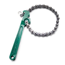 JforSJizT fits 1.6" to 5.9" Diameter Car Oil Fuel Filter Chain Wrench Pliers,Heavy-Duty 12 inches Handle Automotive Adjustable Removal Remover Tool