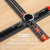 4-in-1 Drilling Positioning Jig, 35cm/14inch Multifunctional T Square Adjustable Angle