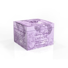 Lady Cavendish Lavender Shaving Soap with Shea Butter & Coconut Oil. Long Lasting 3.8 oz Puck Refill. Mens Shave Soap. All Natural. Rich Lather, Smooth Comfortable Shave. For Ladies and Gentlemen.