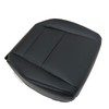 SecosAutoparts Driver Side Bottom Perforated Leather Replacement Seat Cover Black