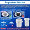 FANOVO Pool Umbrella Sleeve Stabilizer-Fits 1.5" & 1.35" Umbrella Poles,