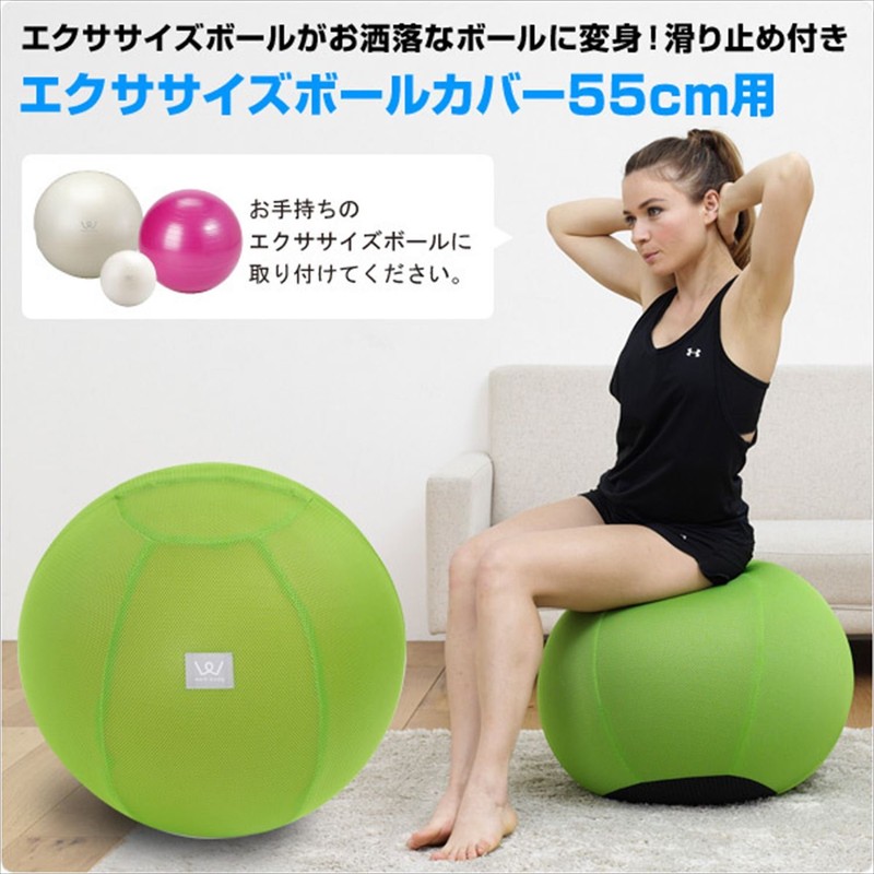 ALINCO WB1241G Exercise Ball Cover for 21.7 inches (55 cm)