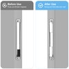 VYH 3-3/4" Aluminum Frameless Shower Door Handle with Metal Strike,