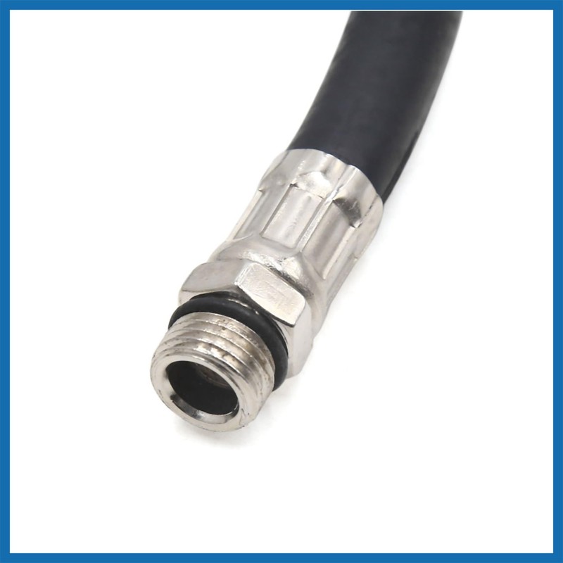 A ABSOPRO 13mm Thread Dia Car Tire Inflator Hose W/
