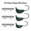 Sheepshead Jigs, Standup Style Jigheads with 4~10PCs, 3X Strengthened Hook