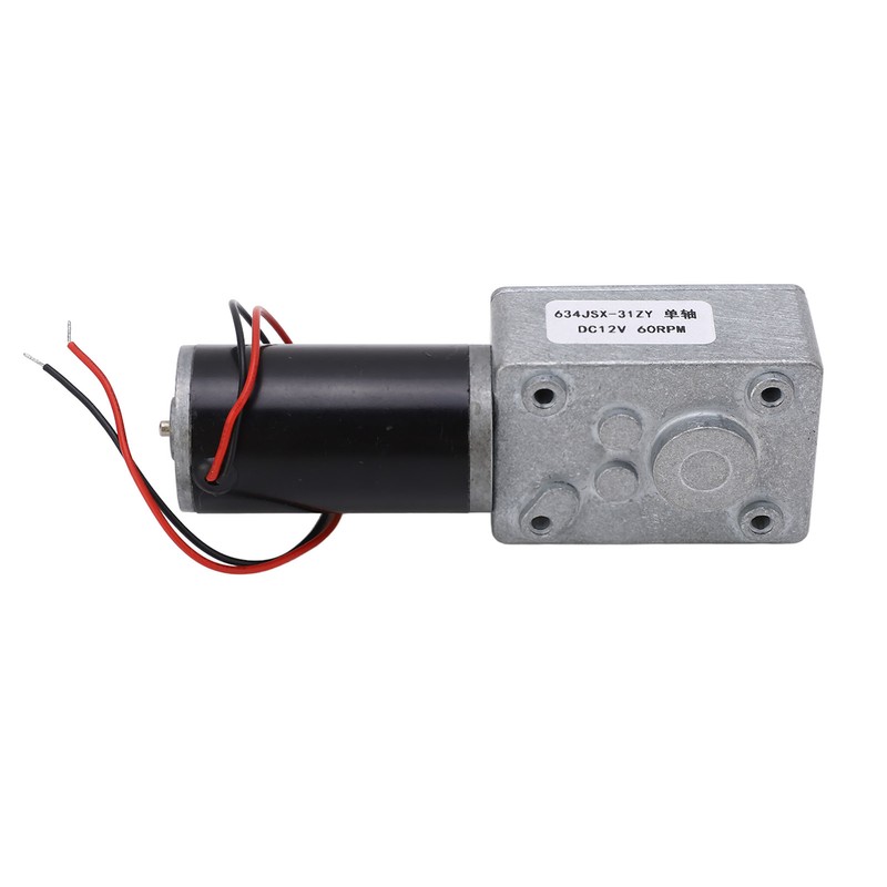 60RPM Single Shaft DC Geared Motor High Transmission Accuracy Speed